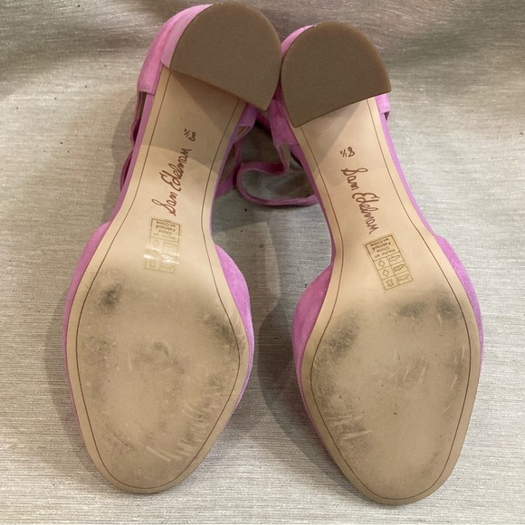 Sam Edelman Women's Mauve Suede Heels - Picture 11 of 16